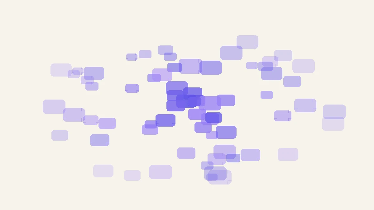 Posting cadence chart showing recommended daily posts by Facebook group size