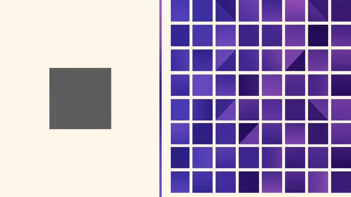 Before-and-after comparison showing one plain AI-written Facebook post versus a Spintax version that expands into more than a hundred unique variations